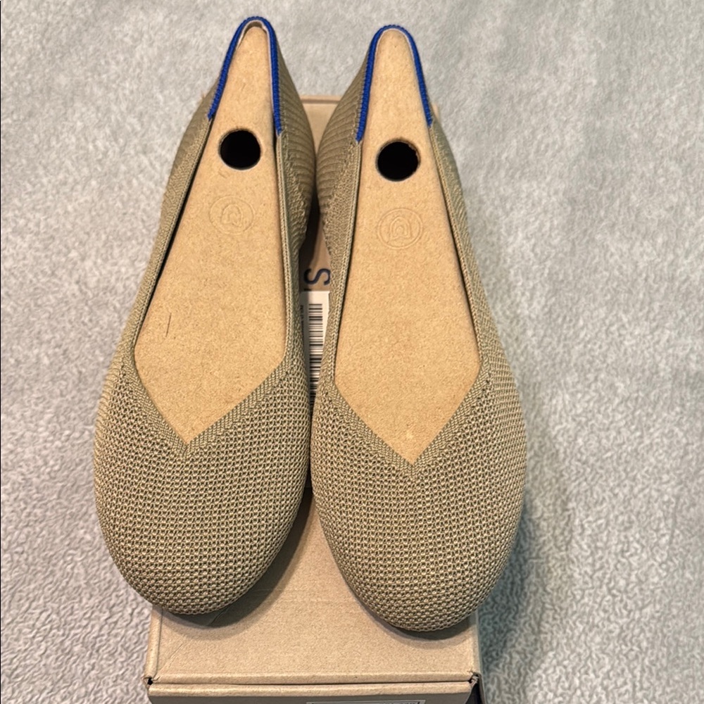 Rothy's Tan Flats Minimalist Slip-On Loafers